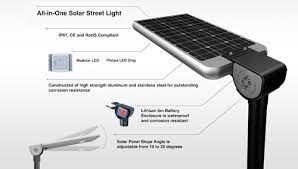 Btree LED Solar-Straßenlaterne-12 W mit Li-Ion-Akku und 20-W-Solarpanel-广州纵横-...